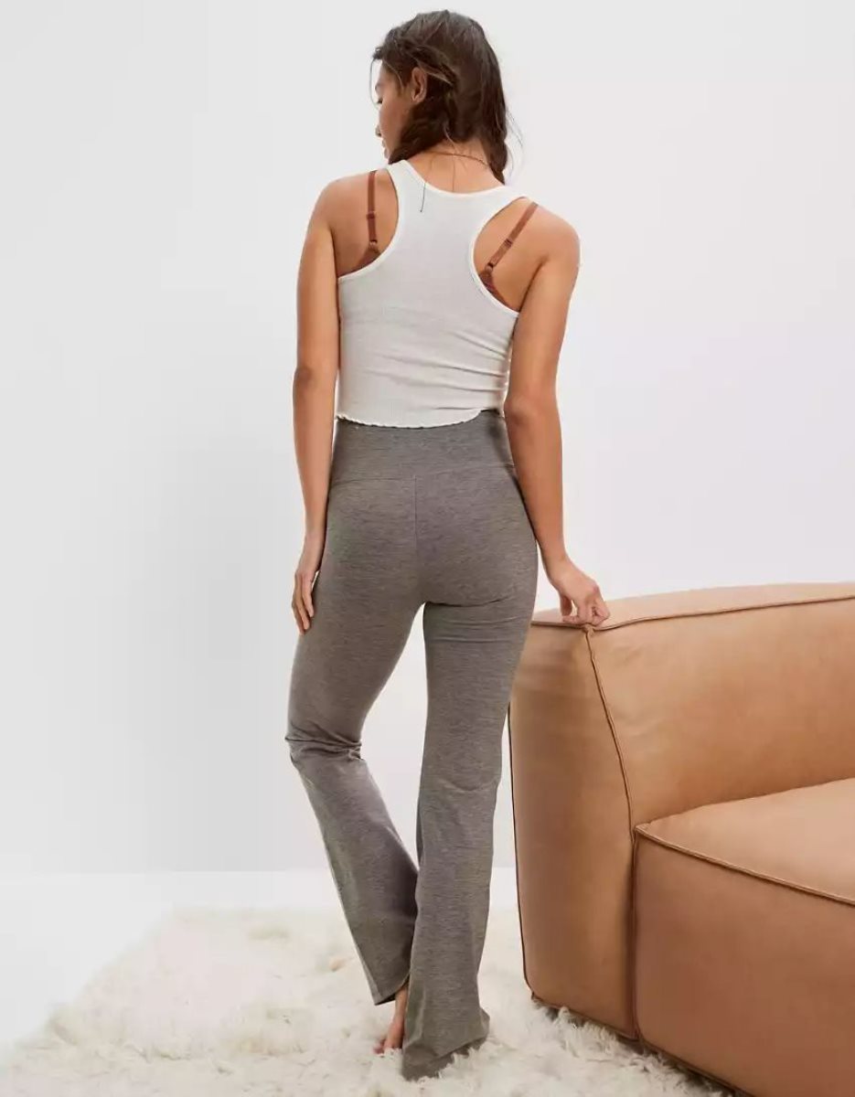 Leggings American Eagle AE The Everything Highest Taille Grise Femme | TFK-13771290